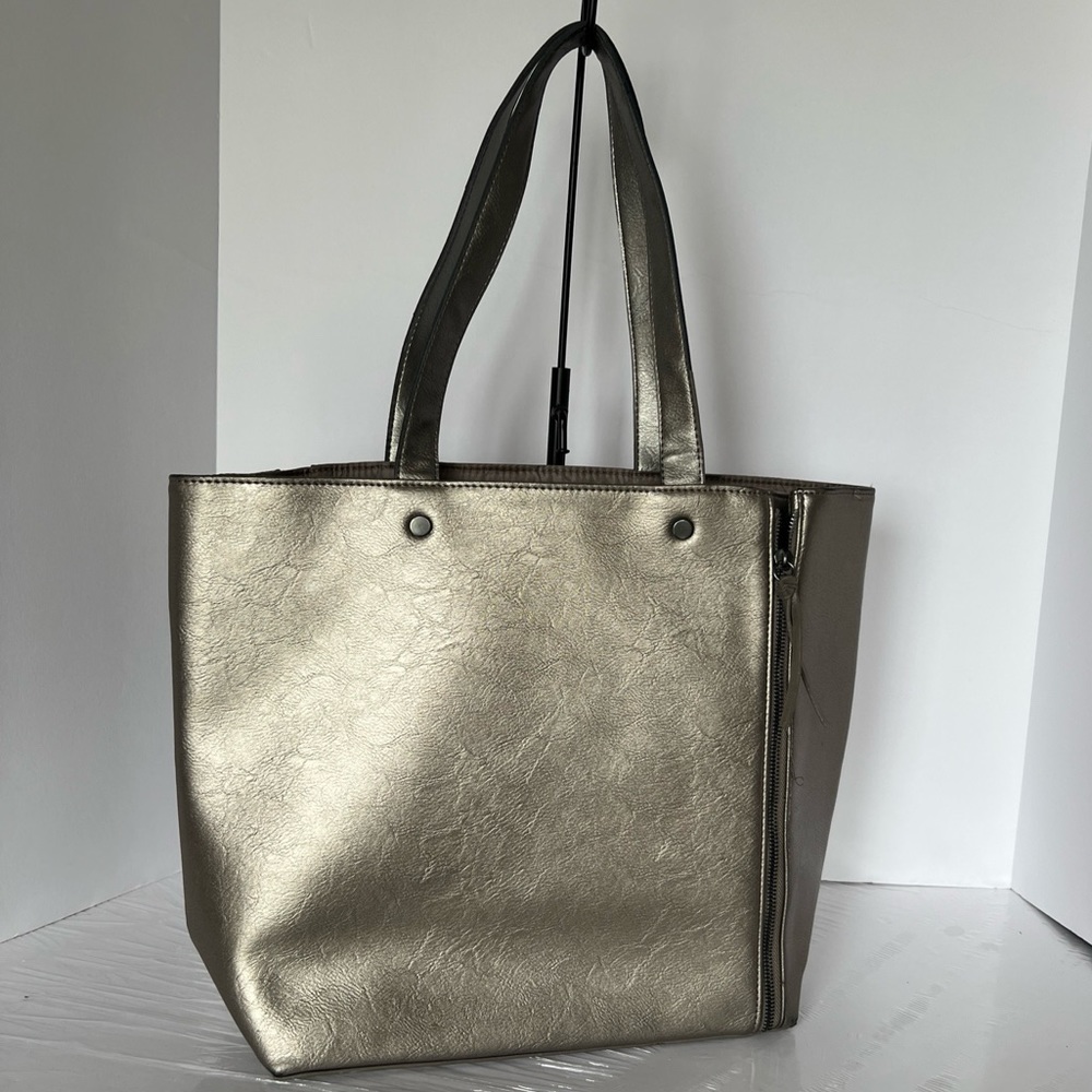 Neiman Marcus Metallic Tote Bag EUC